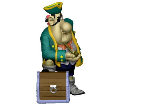 Billy Bones for 3d print STL Model Cetak 3D