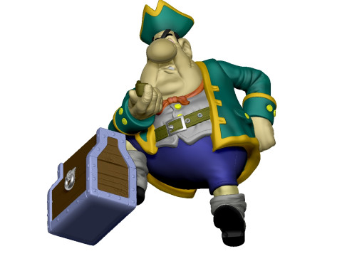 Billy Bones for 3d print STL Model Cetak 3D