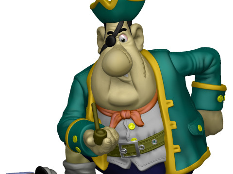 Billy Bones for 3d print STL Model Cetak 3D