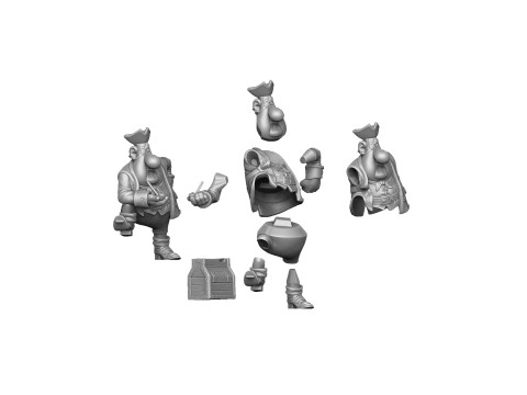 Billy Bones for 3d print STL Model Cetak 3D