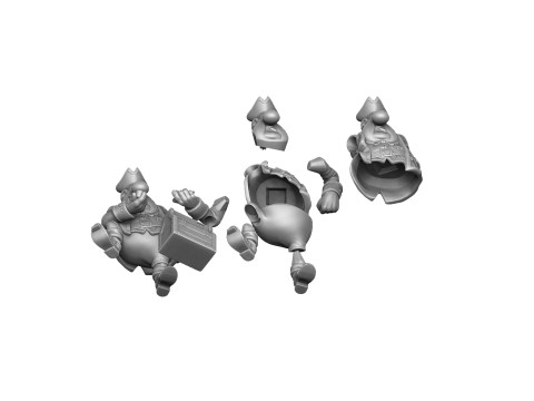 Billy Bones for 3d print STL Model Cetak 3D
