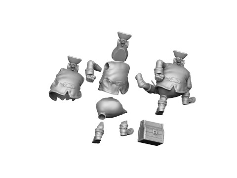Billy Bones for 3d print STL Model Cetak 3D