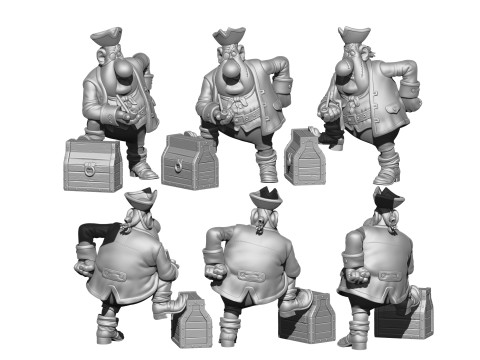 Billy Bones for 3d print STL Model Cetak 3D