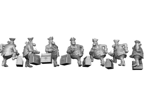 Billy Bones for 3d print STL Model Cetak 3D