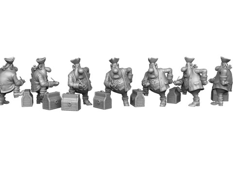 Billy Bones for 3d print STL Model Cetak 3D