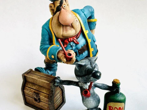 Billy Bones do druku 3D STL Model do druku 3D