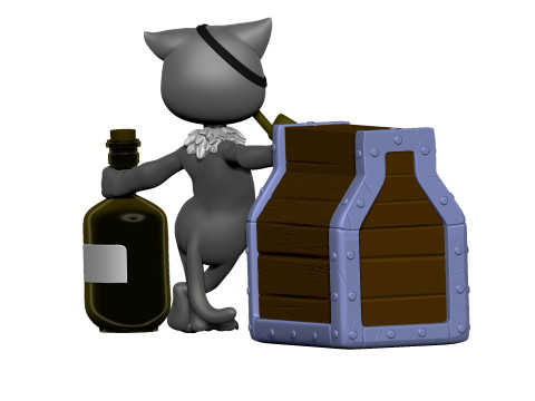 Billy Bones cat for 3D printing STL Modelo de impresión 3D