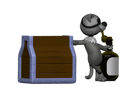 Billy Bones cat for 3D printing STL Modelo de impresión 3D
