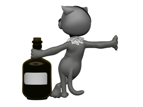 Billy Bones cat for 3D printing STL Modelo de impresión 3D