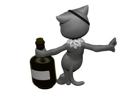 Billy Bones cat for 3D printing STL 3D Print Model