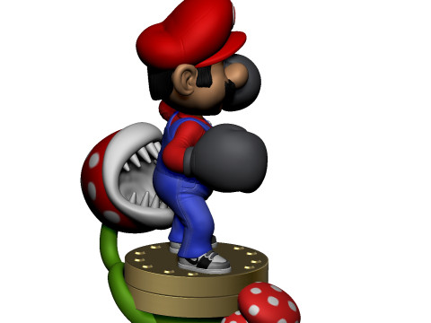 Super Mario boxer for 3d print STL Modelo 3D