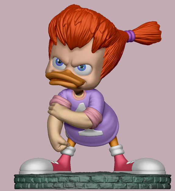 Gosalyn Mallard per la stampa 3D STL Modello 3D .c4d .max .obj .3ds .fbx .stl .blend