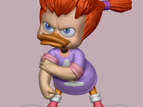Gosalyn Mallard for 3d print STL 3D Модель