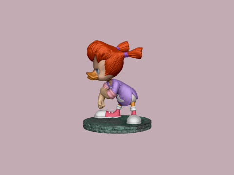 Gosalyn Mallard for 3d print STL 3D 모델