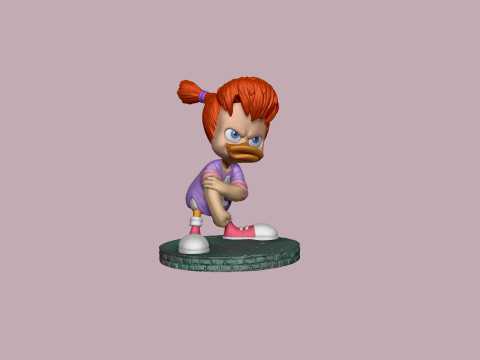 Gosalyn Mallard for 3d print STL 3D 모델