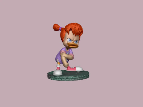 Gosalyn Mallard per la stampa 3D STL Modello 3D