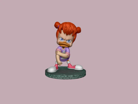 Gosalyn Mallard per la stampa 3D STL Modello 3D