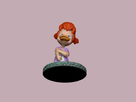 Gosalyn Mallard for 3d print STL 3D 모델