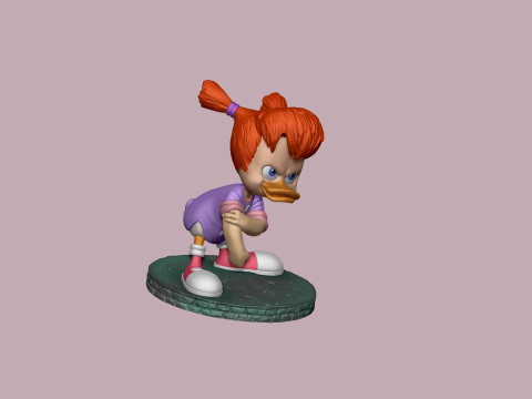 Gosalyn Mallard for 3d print STL 3D 모델