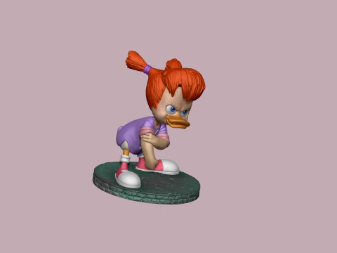 Gosalyn Mallard per la stampa 3D STL Modello 3D