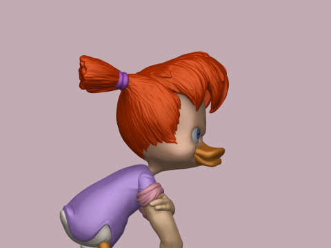 Gosalyn Mallard for 3d print STL 3D 모델