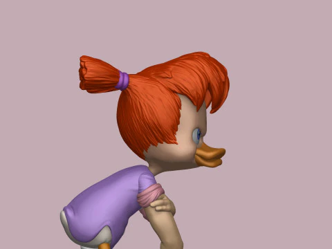 Gosalyn Mallard per la stampa 3D STL Modello 3D