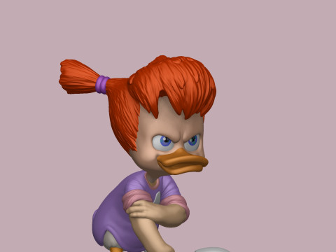 Gosalyn Mallard for 3d print STL 3D 모델