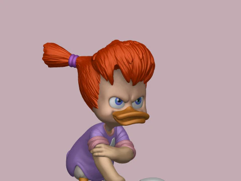 Gosalyn Mallard per la stampa 3D STL Modello 3D