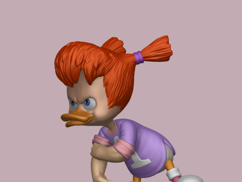 Gosalyn Mallard for 3d print STL 3D 모델