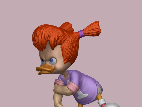 Gosalyn Mallard per la stampa 3D STL Modello 3D