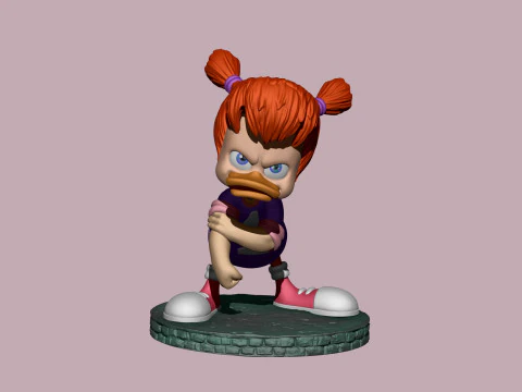 Gosalyn Mallard per la stampa 3D STL Modello 3D