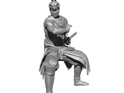 Rise of the Ronin Yasusuke Sawamura 2 opcje stojak&oacute;w do druku 3D STL Model 3D