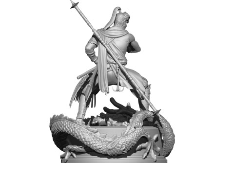 Rise of the Ronin Yasusuke Sawamura 2 stand options for 3d print STL 3D 모델