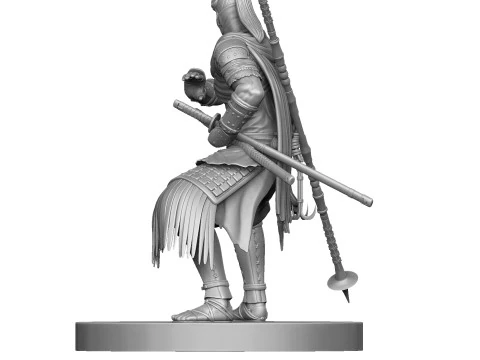 Rise of the Ronin Yasusuke Sawamura 2 opcje stojak&oacute;w do druku 3D STL Model 3D
