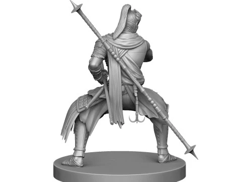 Rise of the Ronin Yasusuke Sawamura 2 opcje stojak&oacute;w do druku 3D STL Model 3D