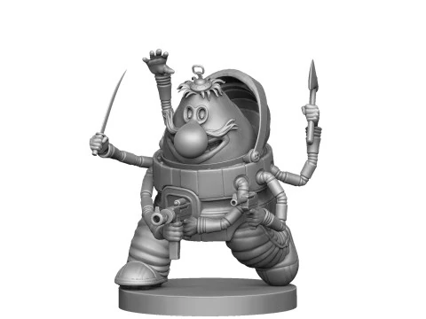 GROMOZEKA FOR 3D PRINT STL 3D Model