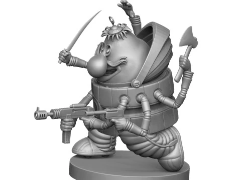 GROMOZEKA FOR 3D PRINT STL 3D Model