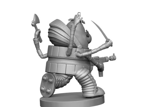 GROMOZEKA FOR 3D PRINT STL 3D Model