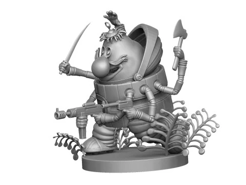 GROMOZEKA FOR 3D PRINT STL 3D Model