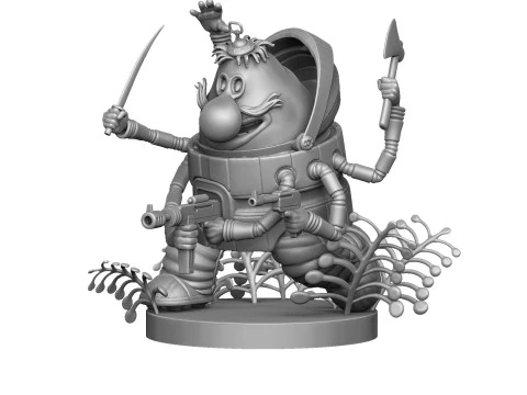GROMOZEKA FOR 3D PRINT STL 3D Model