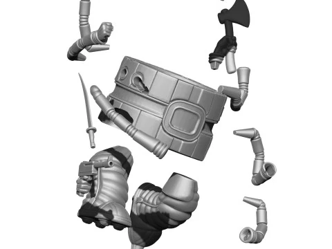 GROMOZEKA FOR 3D PRINT STL 3D Model