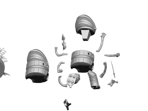 GROMOZEKA FOR 3D PRINT STL 3D Model