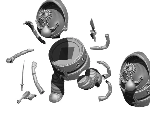 GROMOZEKA FOR 3D PRINT STL 3D Model