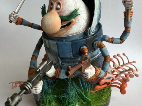 GROMOZEKA FOR 3D PRINT STL 3D Model