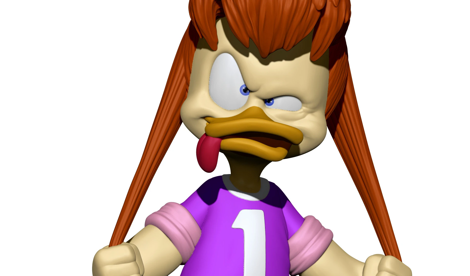 GOSALYN MALLARD FOR 3D PRINT STL NUMBER TWO 3D Print Model .c4d .max .obj .3ds .fbx .stl .blend 