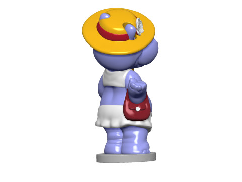 Hippo Susi Sonnenschein Kindersurprise for 3d print stl 3Dプリントモデル