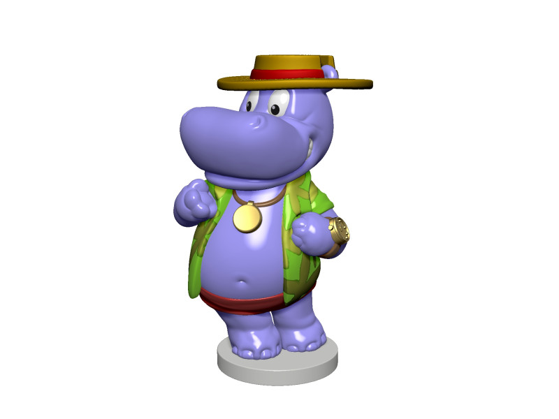 HIPPO NICO NEUREICH FOR 3D PRINT STL 3D 프린트 모델 .c4d .max .obj .3ds .fbx .stl .blend 