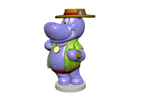 HIPPO NICO NEUREICH FOR 3D PRINT STL 3D 프린트 모델