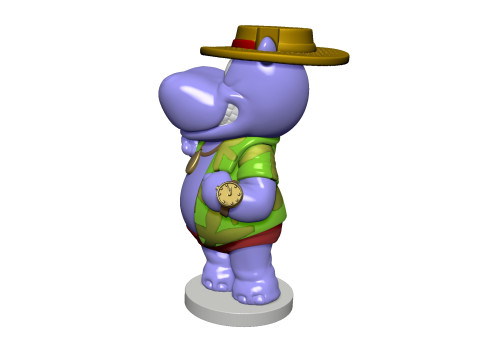HIPPO NICO NEUREICH FOR 3D PRINT STL 3D 프린트 모델