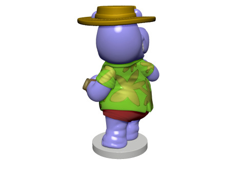 HIPPO NICO NEUREICH FOR 3D PRINT STL 3D 프린트 모델